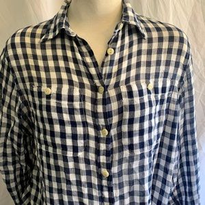 Ralph Lauren Denim Supply plaid gingham shirt S